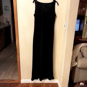 Vintage Jones New York Dress Womens 14 Black Sleeveless dress